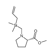 methyl ((allyldimethylsilyl)methyl)-L-prolinate结构式