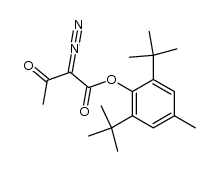 2,6-Bis(1,1-dimethylethyl)-4-methylphenyl 2-diazo-3-butenoate Structure