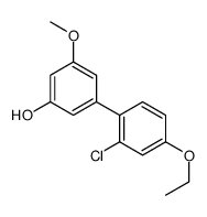 3-(2-chloro-4-ethoxyphenyl)-5-methoxyphenol结构式