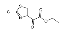 4-Thiazoleaceticacid,2-chloro--alpha--oxo-,ethylester(9CI) Structure