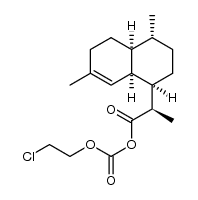 (3R)-dihydroarteannuin B acid 2-chloroethyl carbonate结构式
