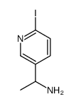 1-(6-Iodo-3-pyridinyl)ethanamine结构式