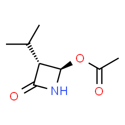 2-Azetidinone,4-(acetyloxy)-3-(1-methylethyl)-,(3R-trans)-(9CI) picture