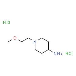1-(2-Methoxyethyl)piperidin-4-amine dihydrochloride结构式