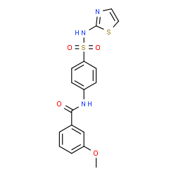 3-methoxy-N-(4-(N-(thiazol-2-yl)sulfamoyl)phenyl)benzamide picture