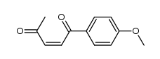 (Z)-1-(4-methoxyphenyl)pent-2-ene-1,4-dione结构式