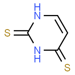 2(1H)-Pyrimidinethione, 6-mercapto- (9CI)结构式