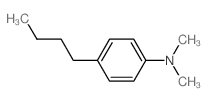 Benzenamine,4-butyl-N,N-dimethyl- structure