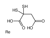 rhenium(V)dimercaptosuccinic acid结构式
