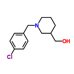 [1-(4-Chlorobenzyl)-3-piperidinyl]methanol结构式