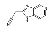 2-(3H-imidazo[4,5-c]pyridin-2-yl)acetonitrile structure