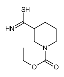 ethyl 3-carbamothioylpiperidine-1-carboxylate结构式