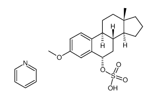 pyridinium 3-methoxyestra-1,3,5(10)-trien-6-yl sulfate Structure