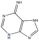 6H-Purin-6-imine, 3,7-dihydro-, (Z)- (9CI) structure