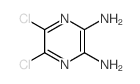 5,6-dichloropyrazine-2,3-diamine Structure