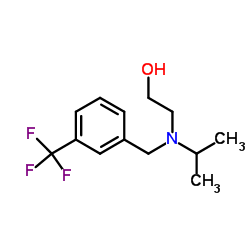 2-{Isopropyl[3-(trifluoromethyl)benzyl]amino}ethanol Structure