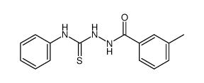 N-(m-methylbenzamido)-N'-phenylthiourea Structure