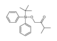 1-[tert-butyl(diphenyl)silyl]oxy-3-methylbutan-2-one结构式