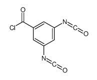 3,5-diisocyanatobenzoyl chloride Structure