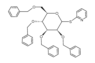 2-pyridyl 2,3,4,6-tetra-O-benzyl-1-thio-α/β-D-mannopyranoside结构式