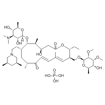 Tilmicosin (phosphate) Structure