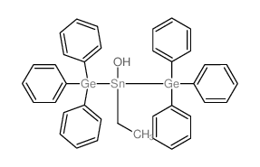 ethyltin; triphenylgermanium; hydrate Structure