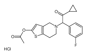 m-Fluoro Prasugrel Hydrochloride structure