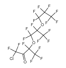 1-chloro-1,1,3,4,4,4-hexafluoro-3-(1,1,2,3,3,3-hexafluoro-2-(perfluoropropoxy)propoxy)butan-2-one结构式