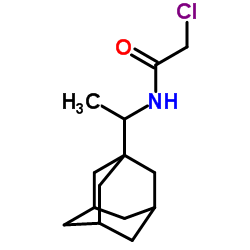 N-(1-ADAMANTAN-1-YL-ETHYL)-2-CHLORO-ACETAMIDE结构式