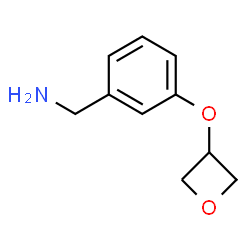 [3-(oxetan-3-yloxy)phenyl]methanamine Structure