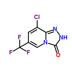 8-chloro-6-(trifluoromethyl)-[1,2,4]triazolo[4,3-a]pyridin-3(2H)-one structure