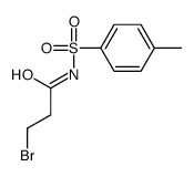 3-bromo-N-(4-methylphenyl)sulfonylpropanamide Structure