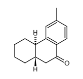 6-methyl-trans-1,2,3,4,4a,10a-hexahydro-9(10H)-phenanthrenone Structure