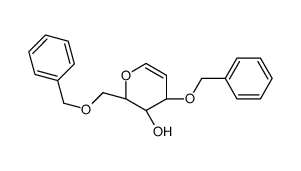 (2R,3S,4R)-4-phenylmethoxy-2-(phenylmethoxymethyl)-3,4-dihydro-2H-pyran-3-ol Structure