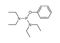 tetraethyldiamidophenylphosphite Structure