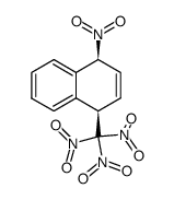 cis-1,4-dihydro-1-nitro-4-trinitromethylnaphthalene Structure