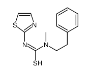 1-methyl-1-(2-phenylethyl)-3-(1,3-thiazol-2-yl)thiourea Structure