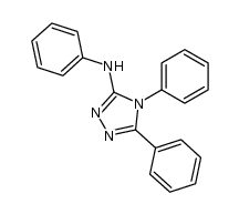 (4,5-diphenyl-4H-[1,2,4]triazol-3-yl)-phenyl-amine结构式