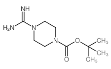 4-Carbamimidoyl-piperazine-1-carboxylic acid tert-butyl ester structure