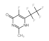 4(3H)-Pyrimidinone,5-fluoro-2-methyl-6-(1,1,2,2,2-pentafluoroethyl)-结构式