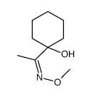 1-[(Z)-N-methoxy-C-methylcarbonimidoyl]cyclohexan-1-ol Structure