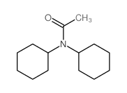 Acetamide,N,N-dicyclohexyl- Structure