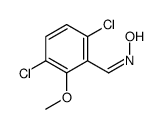 N-[(3,6-dichloro-2-methoxyphenyl)methylidene]hydroxylamine Structure