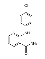 2-(4-chloro-anilino)-nicotinamide结构式