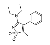 3-diethylamino-5-methyl-4-phenylisothiazole 1,1-dioxide结构式