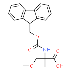 Fmoc-DL-3-methoxy-2-methyl- Alanine Structure