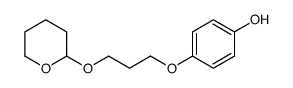 4-[3-(oxan-2-yloxy)propoxy]phenol结构式