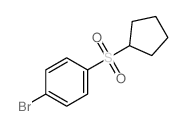 1-Bromo-4-(cyclopentylsulfonyl)benzene structure