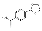 4-(1,3-二氧五环-2-基)硫代苯酰氨结构式