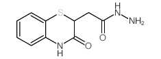 2-(3-OXO-3,4-DIHYDRO-2H-1,4-BENZOTHIAZIN-2-YL)-ETHANOHYDRAZIDE structure